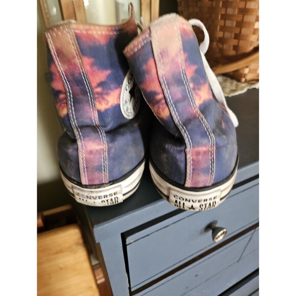 Converse Chuck Taylor All Star High Shoes Women's Sz 11 Tie Dye Sunset Sneakers - Picture 6 of 8
